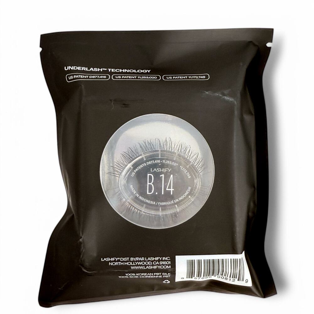 Lashify B14 Black Gossamer Lashes Bold False Eyelash Clusters